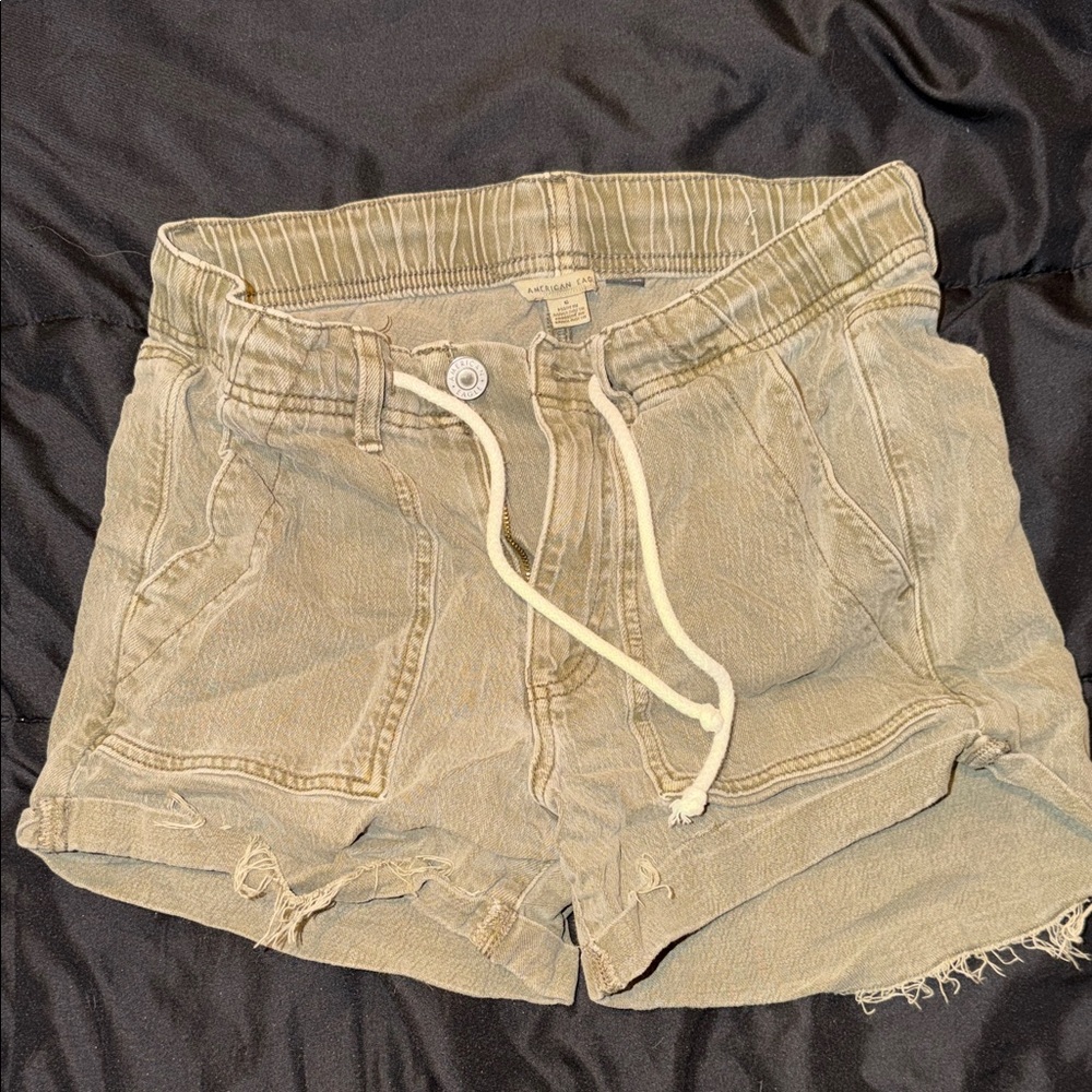 American Eagle Outfitters Green Cargo Shorts